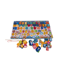 Aphabet & Numbers Wooden Puzzle