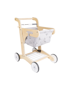 Wooden Pushing Trolley