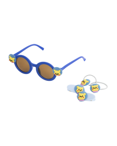 Pooh Sunglass & Hair Clips Soft Rubber