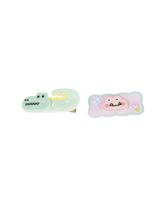 Dino Hair Clips Acrylic
