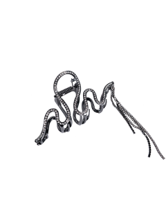 Spiral Hair Clips Black