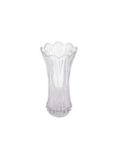 Mac Vase Glass Clear White