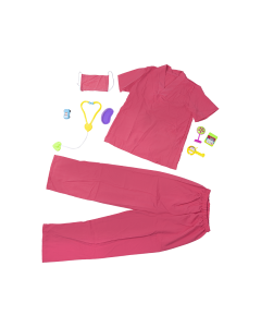Nurse Costume Polyester Large