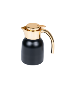 Blake Vacuum Flask Gold Black Stainless