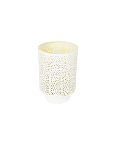 Bab Metal Candle Holder - Ivory Yellow