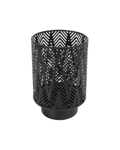 Bozica Metal Candle Holder - Black