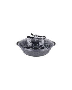 Aneko Serving Dish with Lid - Black