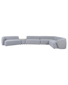 Ciel Sofa Set 7 Seater Sofa Silver