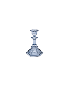 Boyi Candle Holder Blue Glass