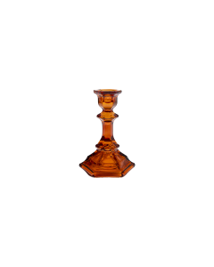 Boyi Candle Holder Red Glass