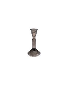 Boyi Candle Holder Gray Glass