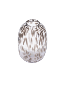 Fuya Vase Light Gray Glass