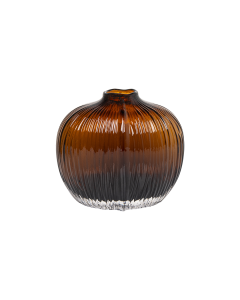 Fuya Vase Amber Glass