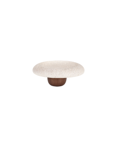 Wanjie Wood Resin Table Decor - White Brown