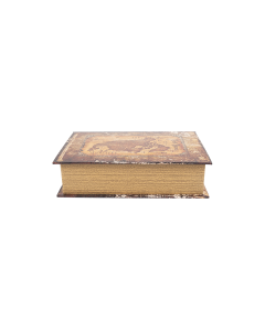Domi Book Box Brown Leather