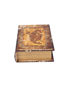 Domi Book Box Brown Leather