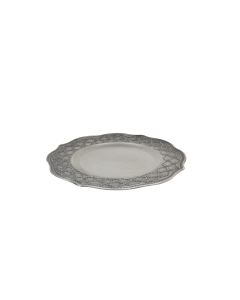 Valderon Plastic Plate - White Gray