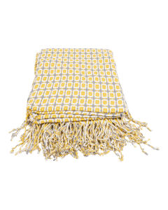 Yed Table Cloth Yellow Cotton Fiber