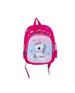 Kids Back Bag Pink Polyester