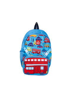Kids Back Bag Light Blue Polyester