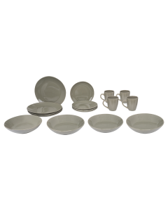 Dynie Ceramic Bowl Set - Gray