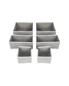 Lott Storage Box Set Gray Polyester