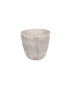 Yolas Plastic Plant Pot - White