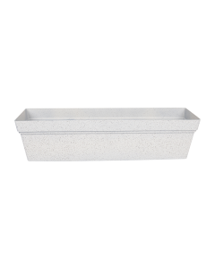 Yolas Plastic Plant Pot - White
