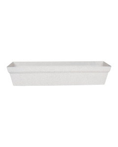 Yolas Plastic Plant Pot - White