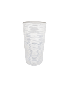 Yolas Plastic Plant Pot - White