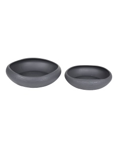 Yolas Plant Pot Gray Plastic