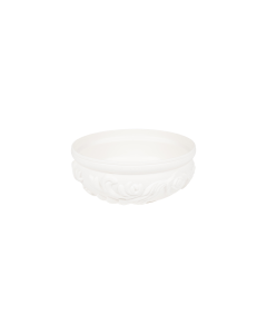 Yolas Plastic Plant Pot - White