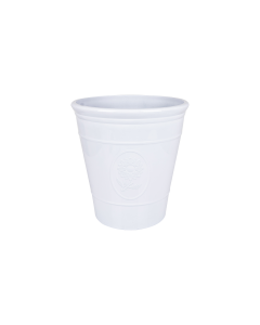 Yolas Plastic Plant Pot - White