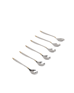 Hexa Spoon Set - Silver