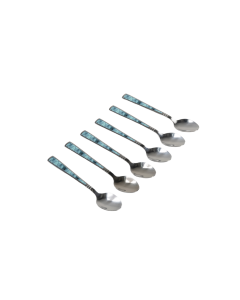 Hexa Spoon Set - Silver