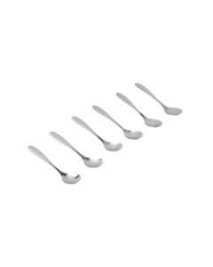 Hexa Spoon Set - Silver