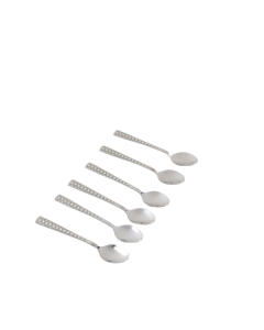 Hexa Spoon Set - Silver