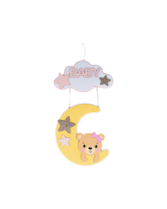 Lale Hanging Decor Multi-Color Wood