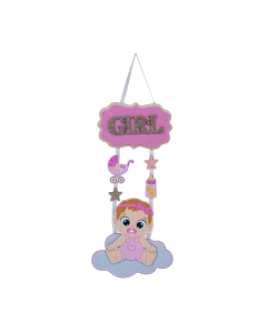Lale Hanging Decor Multi-Color Wood