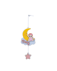 Lale Hanging Decor Multi-Color Wood