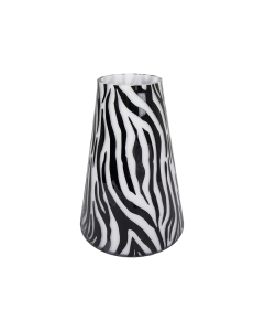 Tabia Glass Vase - White Black