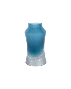 Tabia Vase Blue Glass
