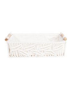 Jieshi Organizing Basket Cotton Wood - Large