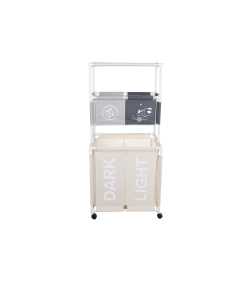 Neces Laundry Basket Polyester Plastic
