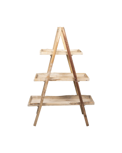 Tufeco Display Stand Beige Wood