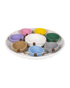 Tufeco Bowl Multi-Color Cotton