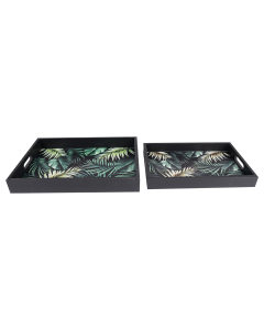 Tufeco Wood Tray Multi-Color