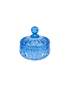 Bakaji Sweet Glass Jar - Blue