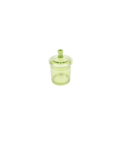 Bakaji Sweet Glass Jar - Green