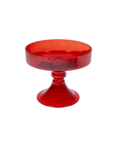 Bakaji Sweet Glass Jar - Red